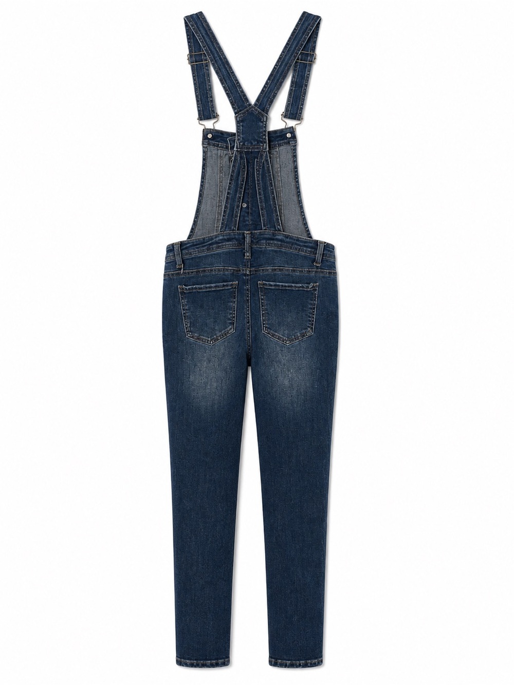Vanilla Star Denim Overall Jumpsuit – Adjustable Straps | Distressed Detail - Picture 2 of 2